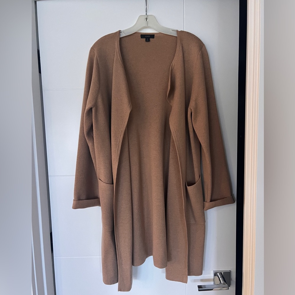 Juliette collarless sweater-blazer | J. Crew